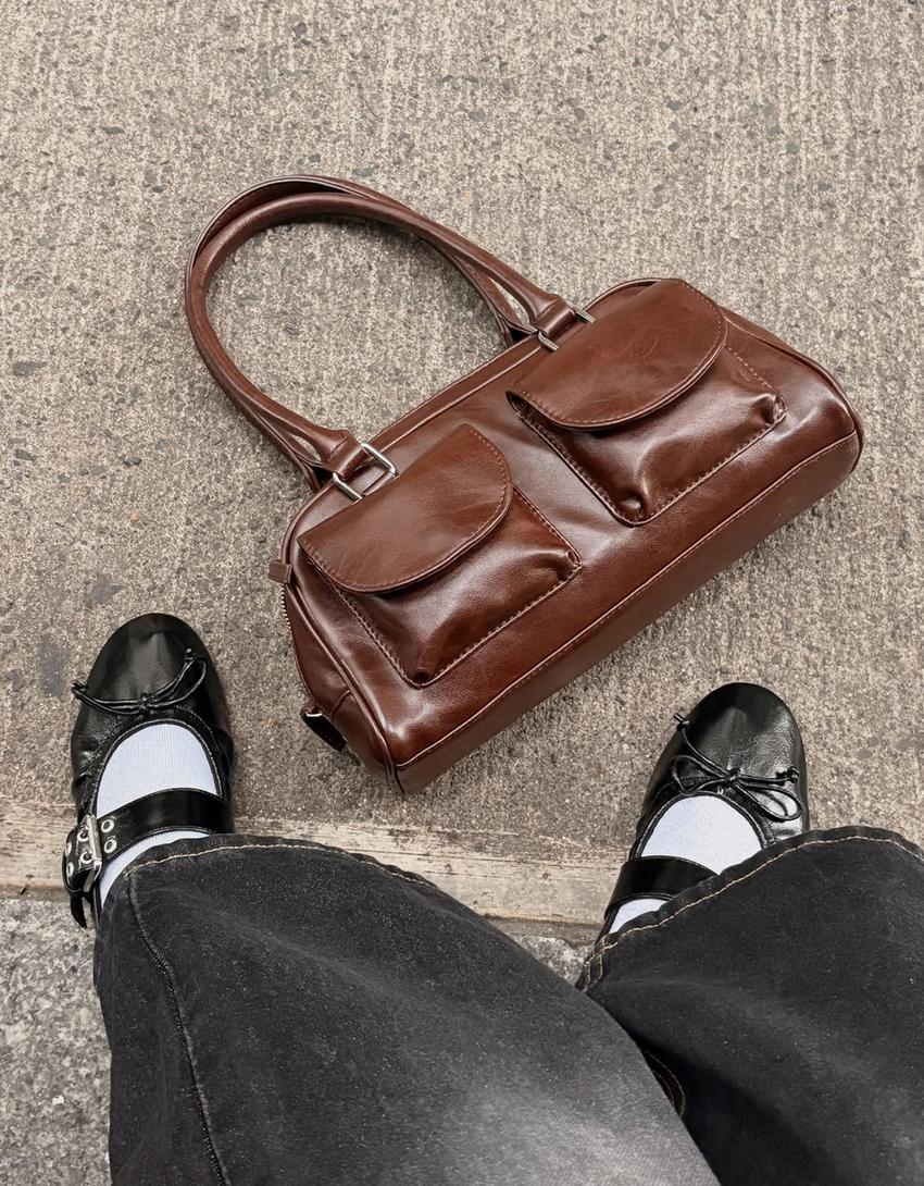 Bowling bag-Brown
