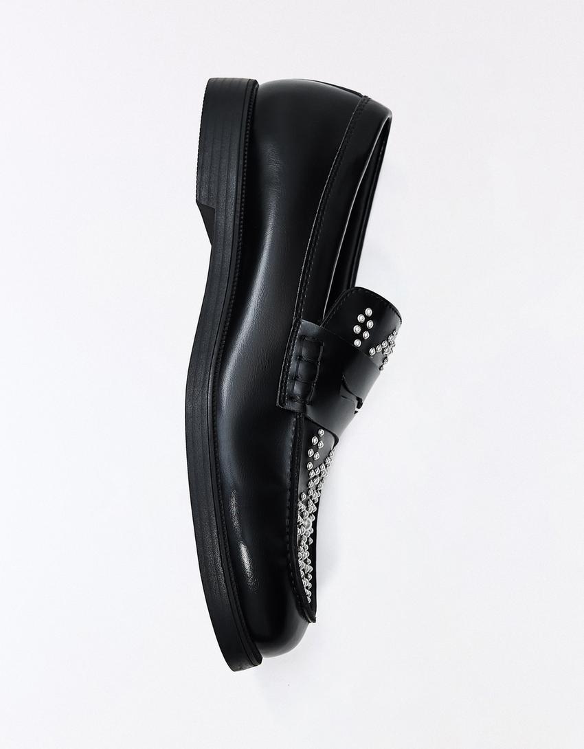 Mocassin à détail masque-Multicouleur