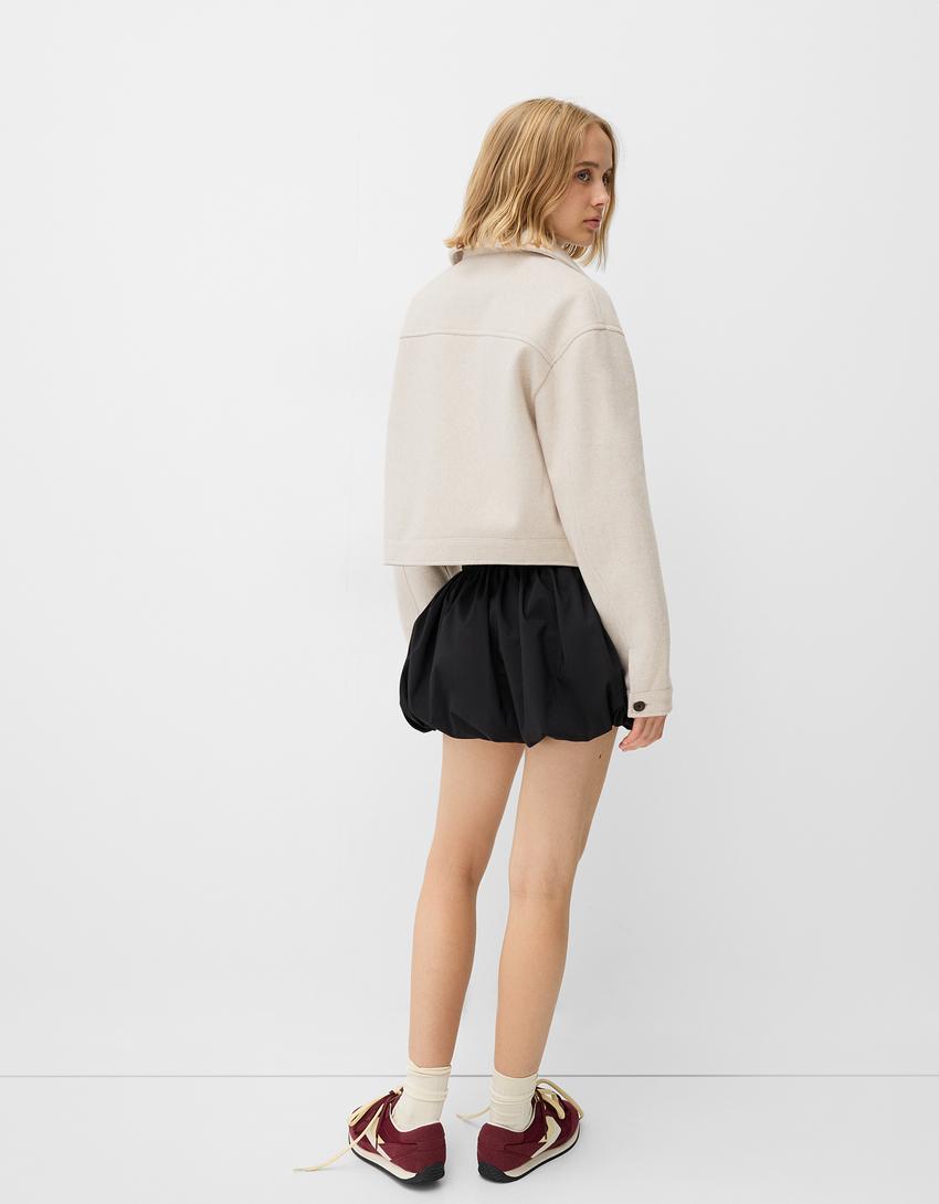 Soft cropped jack-Ecru-1