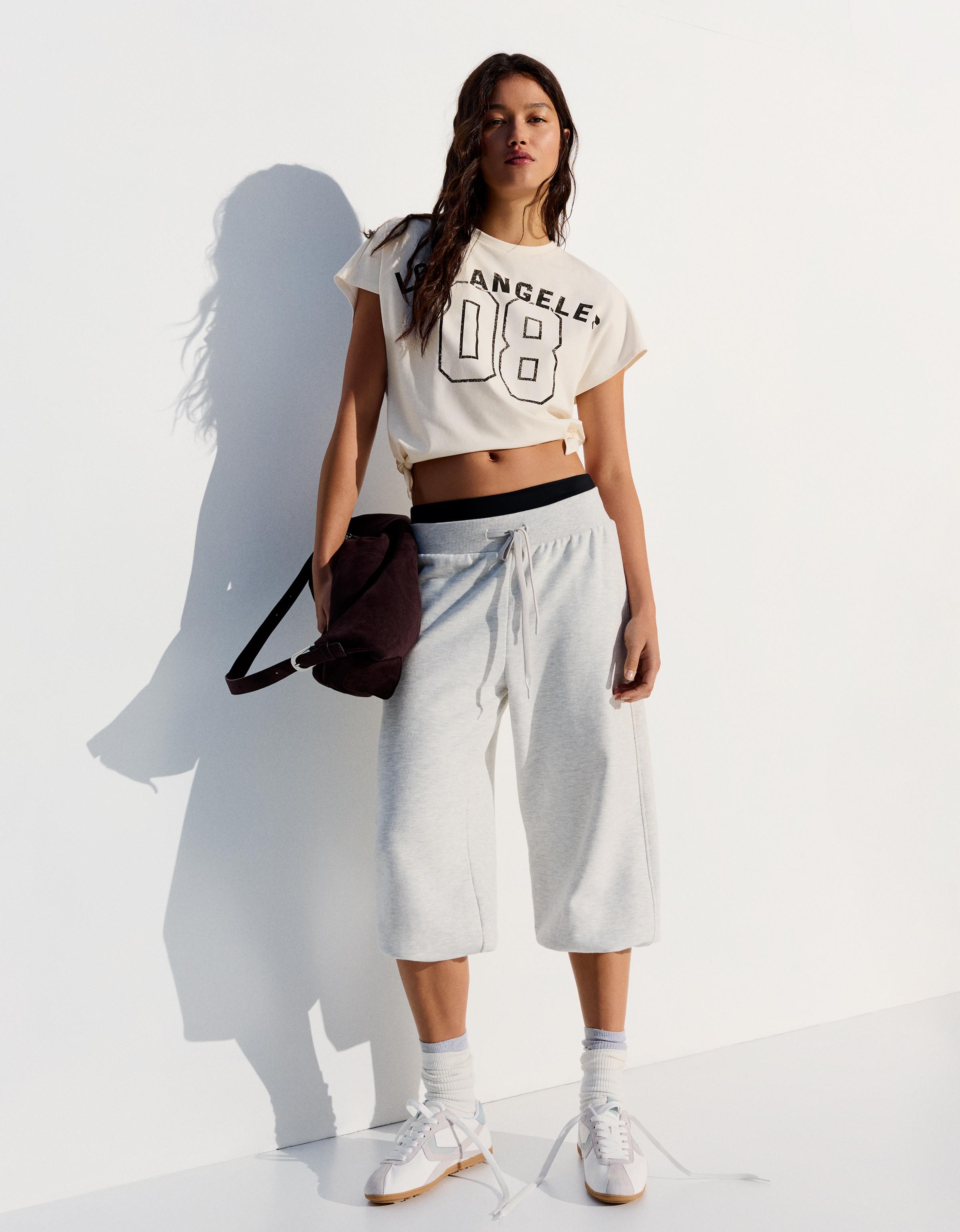Bershka Düğüm baskılı tişört görsel 6