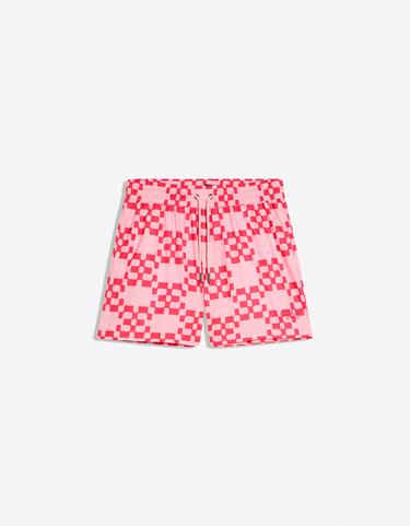 Boxy print swimsuit — Pink 5