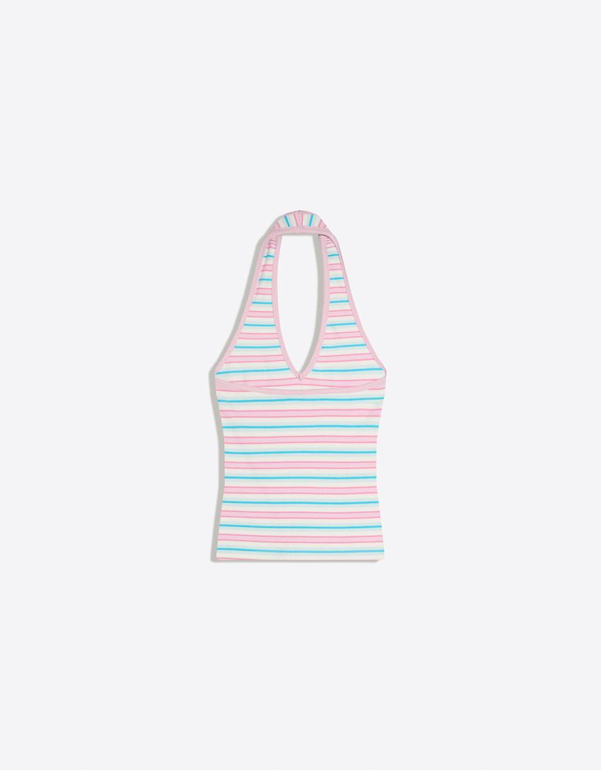 POLLY POCKET halter bluz-Pembe