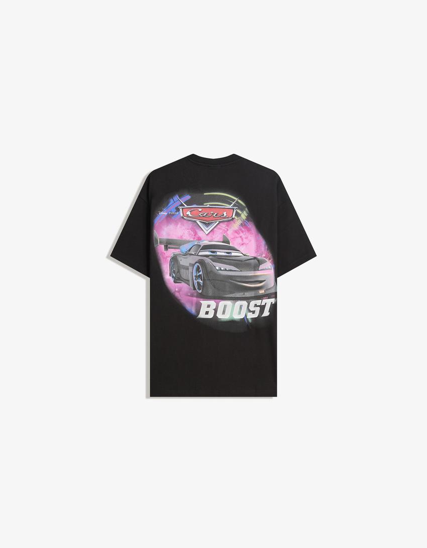 Camiseta Cars manga corta-Negro