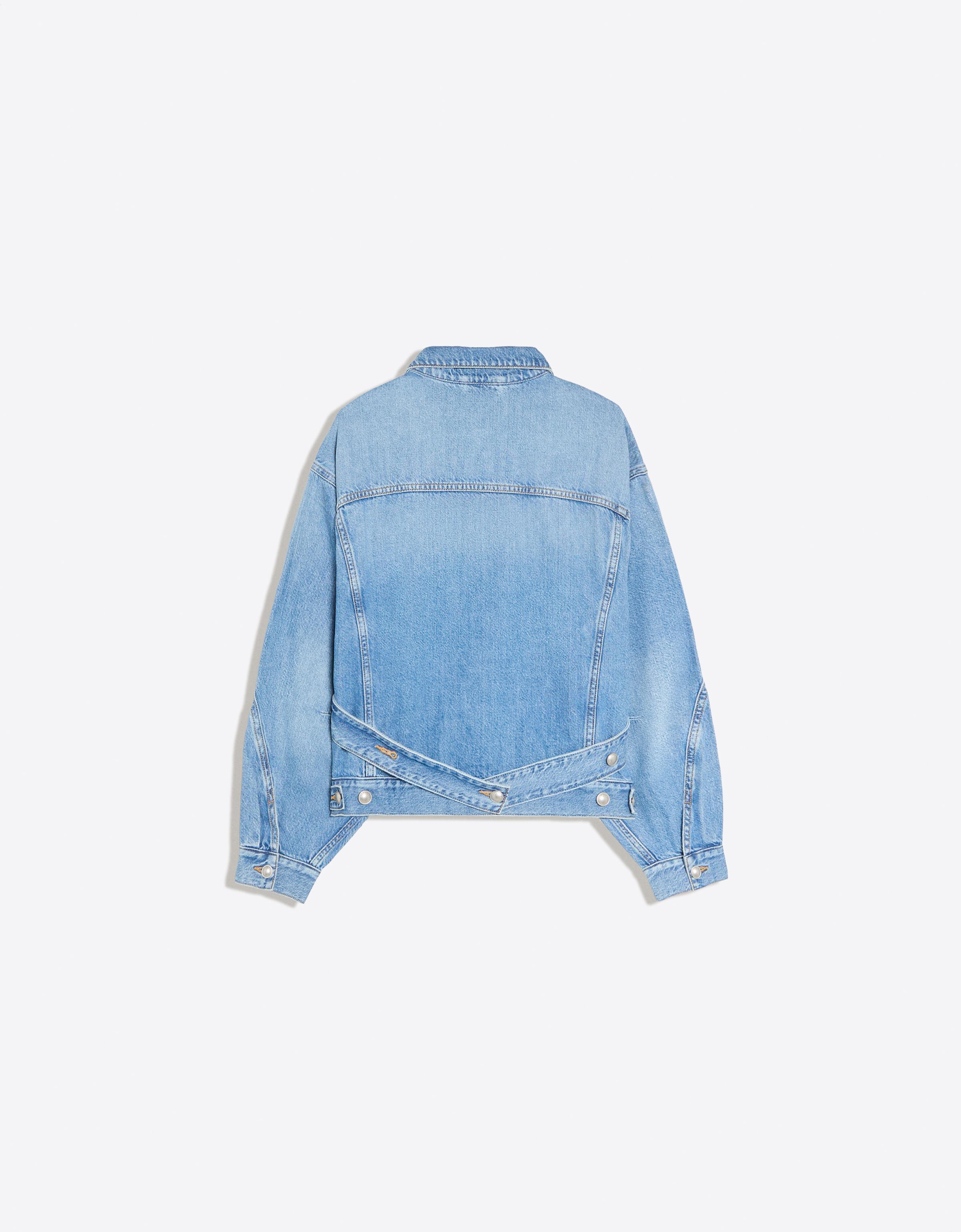 Oversize denim jacket — Light blue
