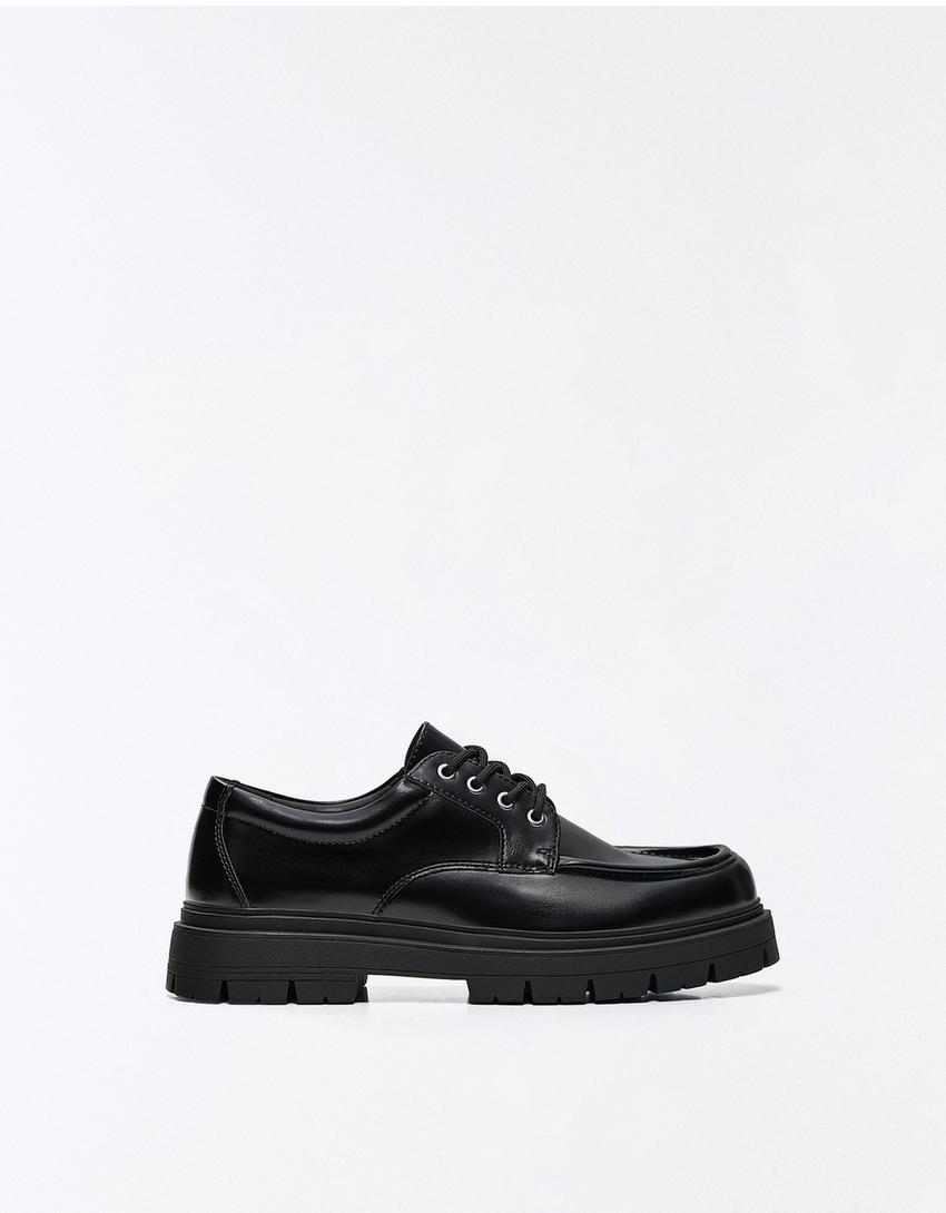 BUTY TYPU BLUCHER-Czarny