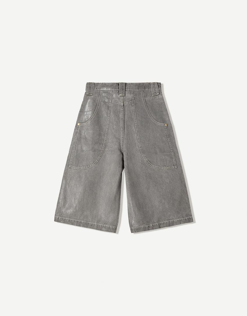 Bermude tip jort din denim