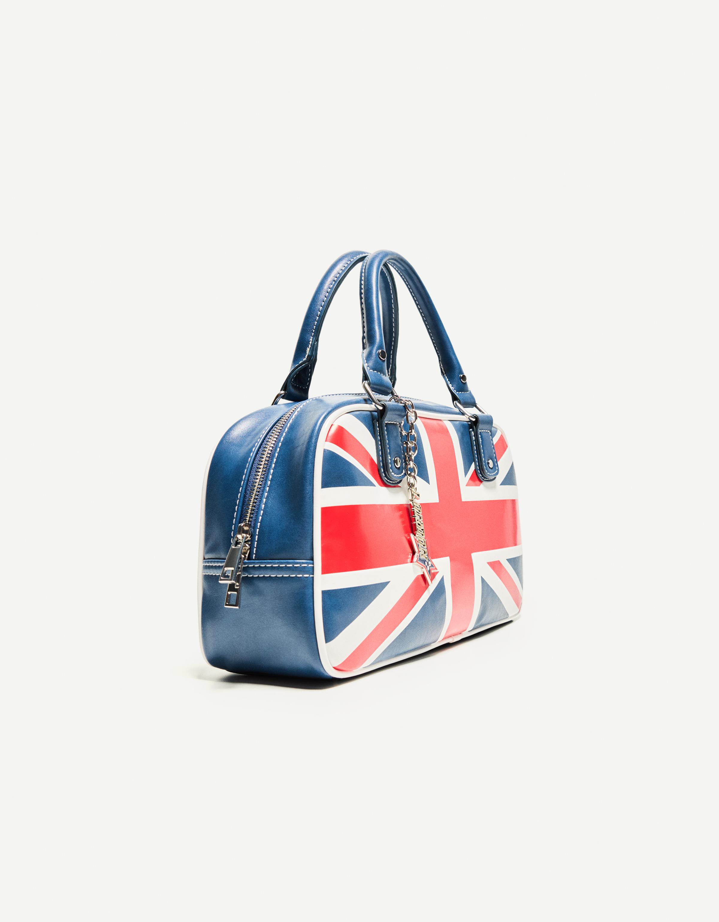 【BERSHKA】FLAG BOWLING BAG ベルシュカ ハンドバッグ BERSHKA】FLAG BOWLING BAG ベルシュカ ハンドバッグ Bershka