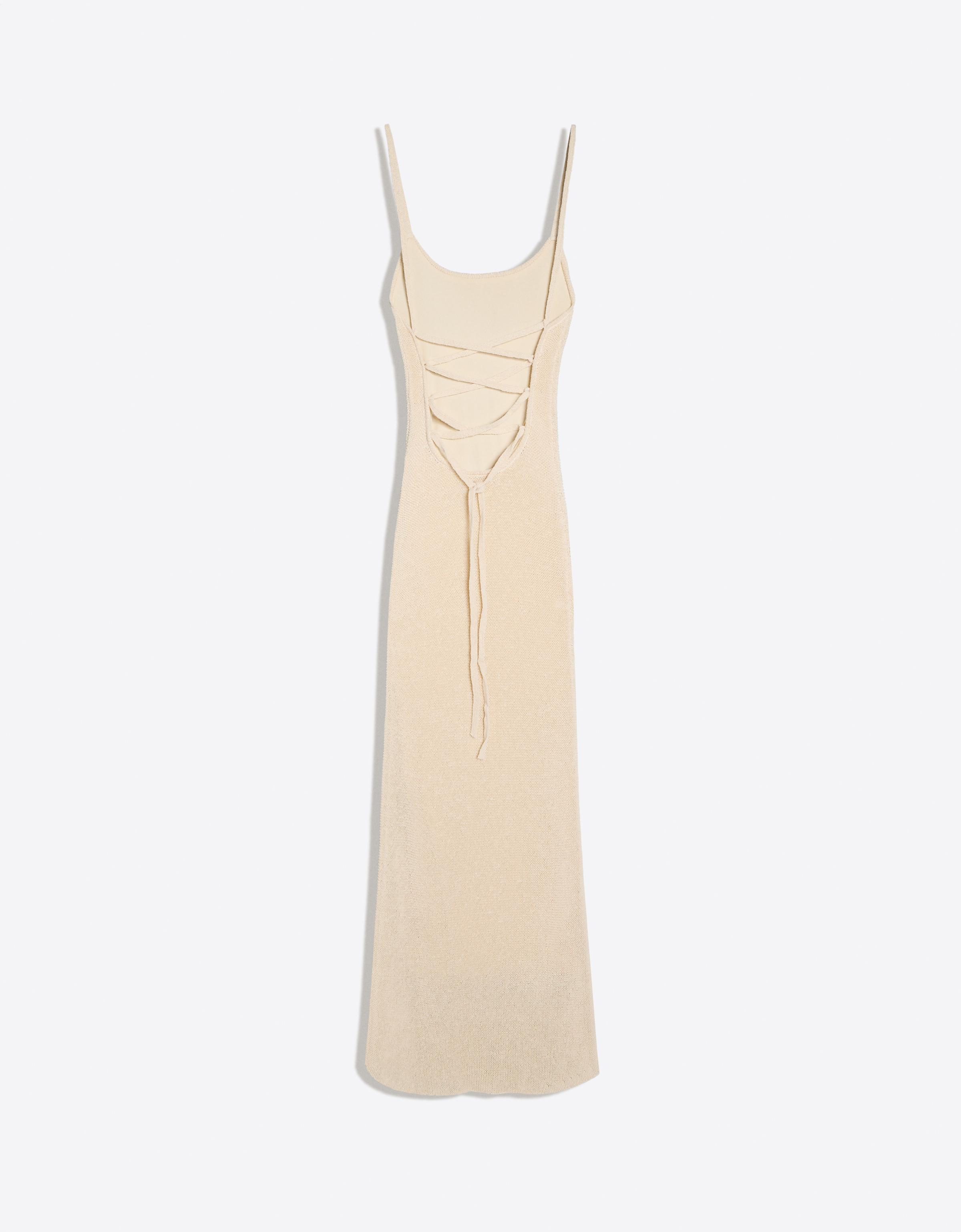 Mini dress with back straps - Women | Bershka