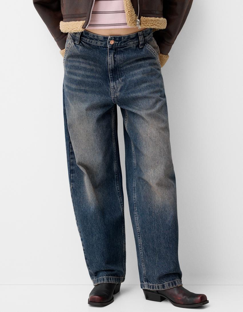 Skater jeans-Blue-1