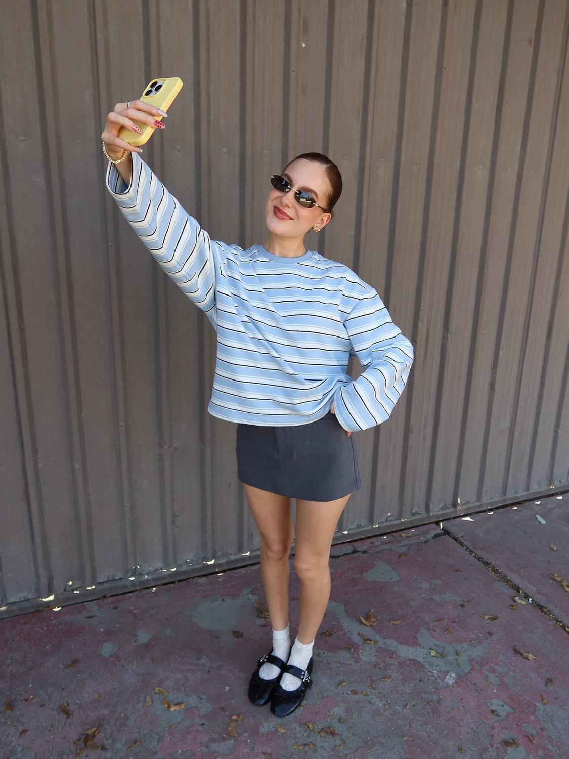 Buckled ballet flats