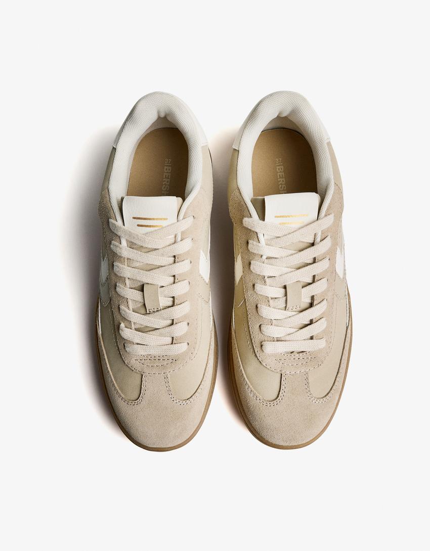 Retro trainers-SAND