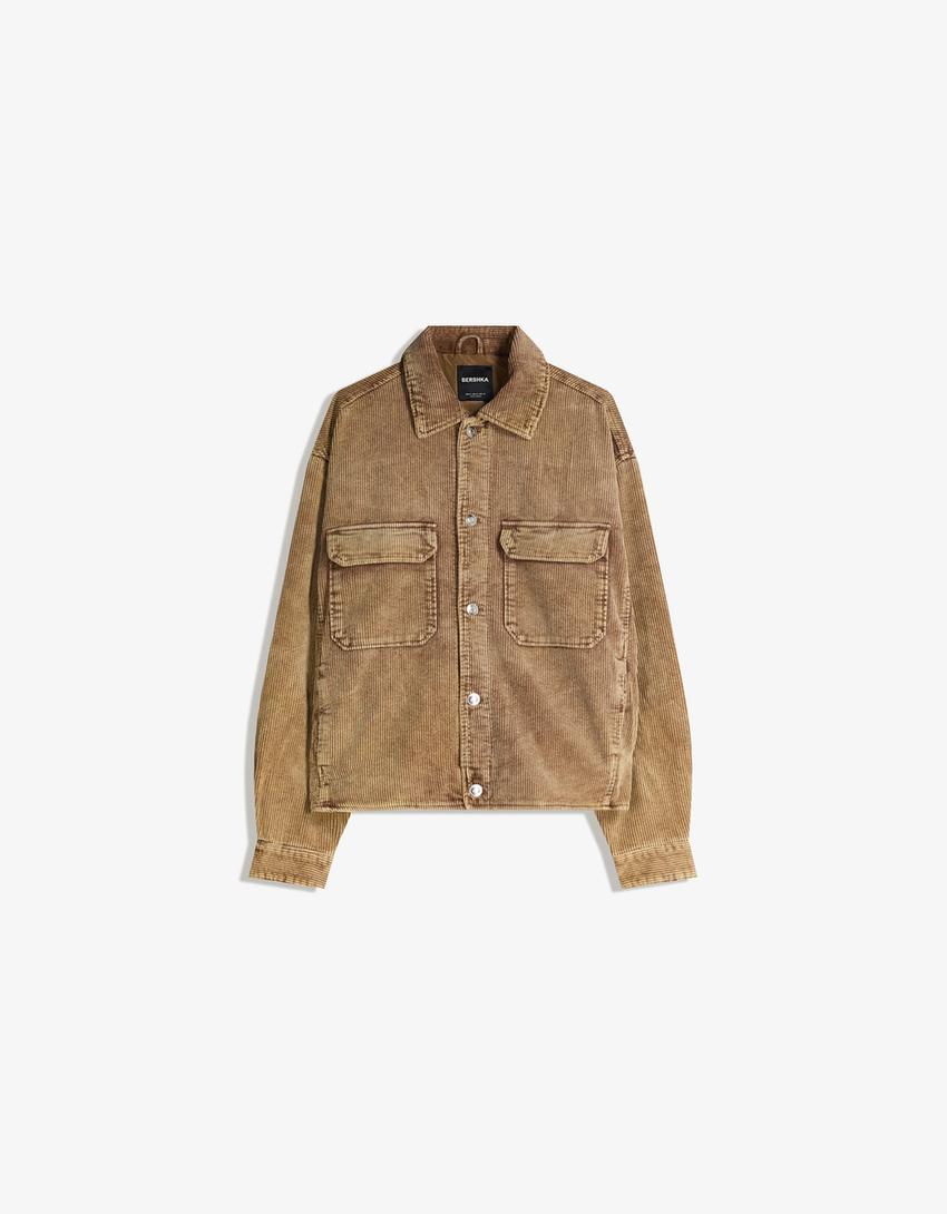 Cazadora pana boxy-Camel