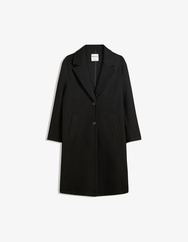 Soft-touch long coat — Black 5