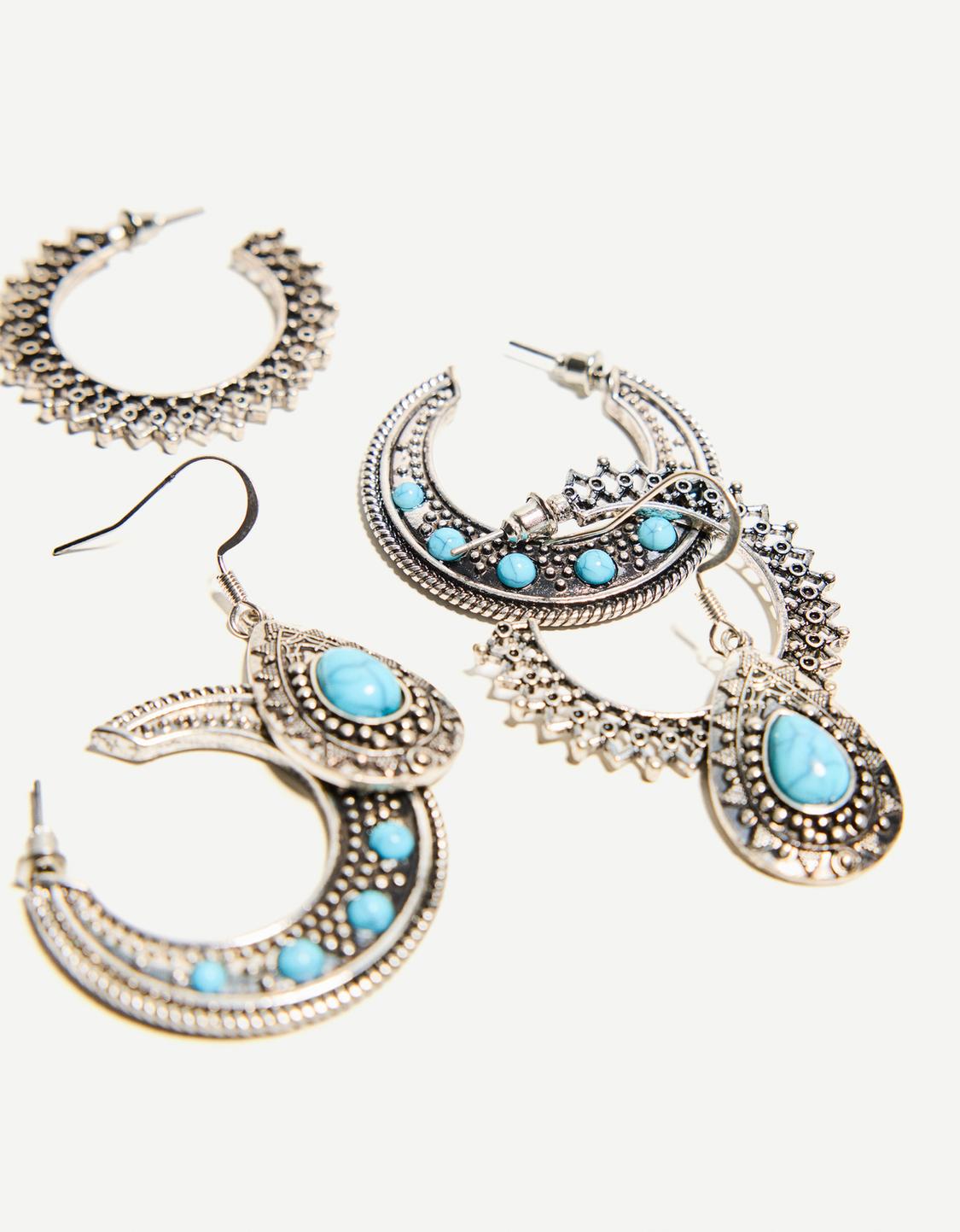 3-pack of boho earrings
