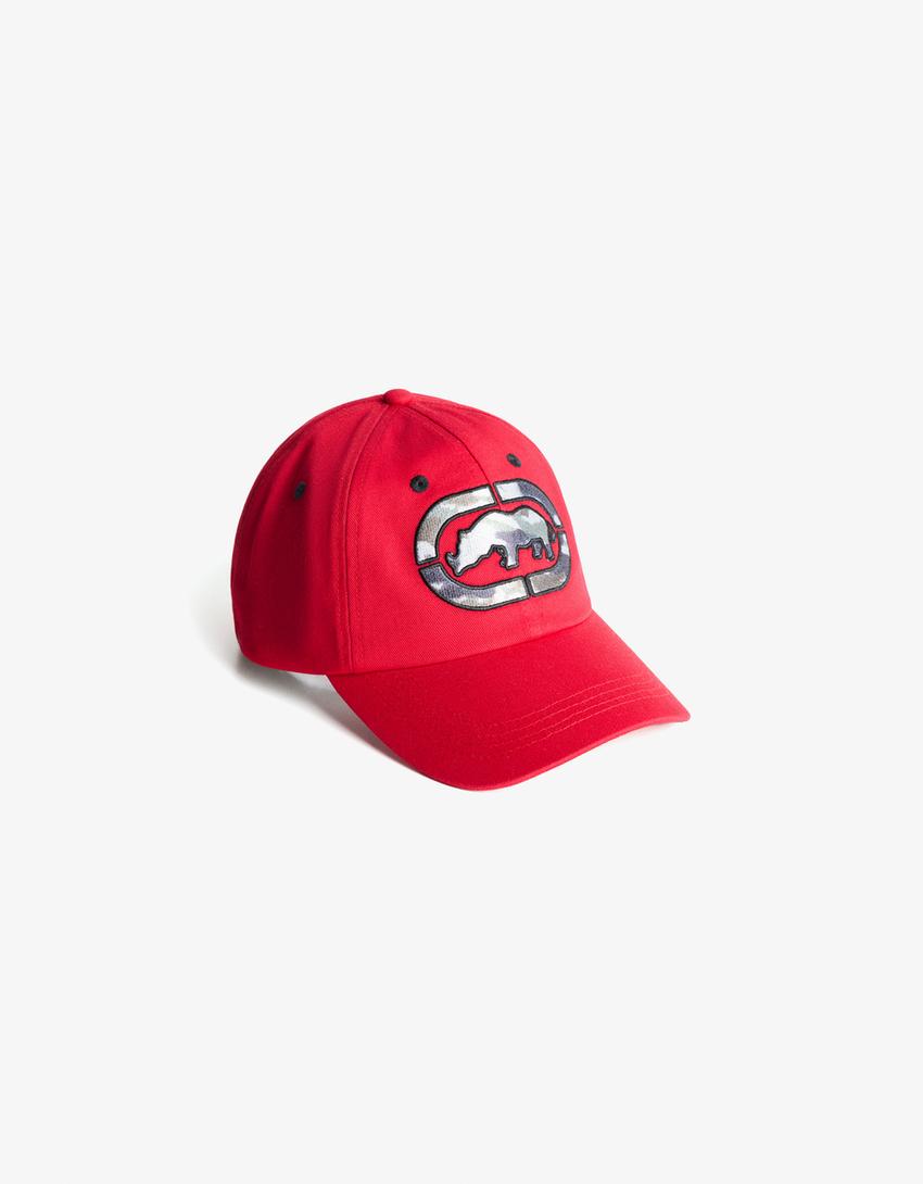 Čepice Ecko Unltd s nášivkami-Červená