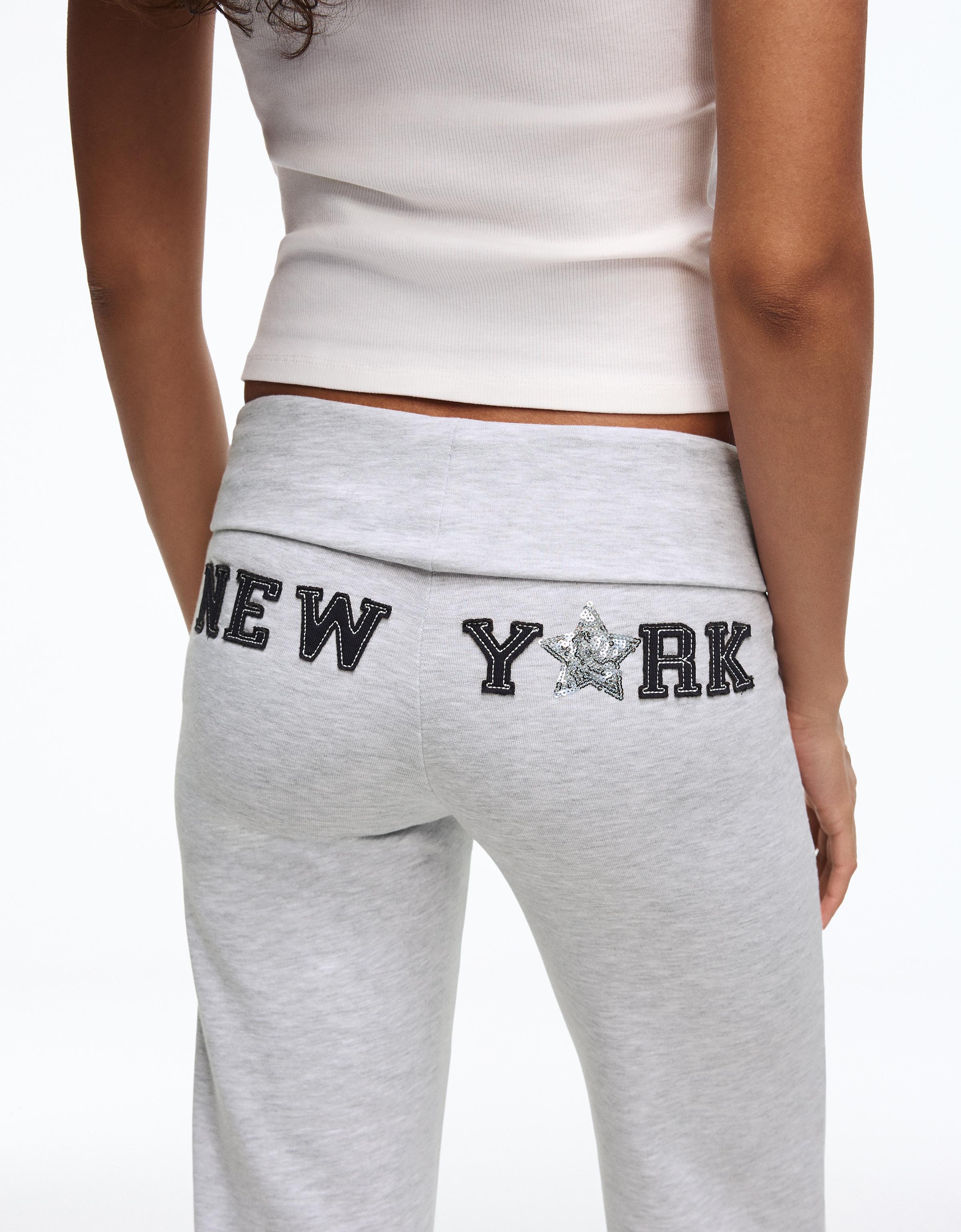 Yamalı şardonlu çan paça pantolon - Görsel 44