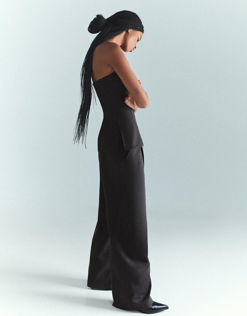 Top bandeau-Cinza