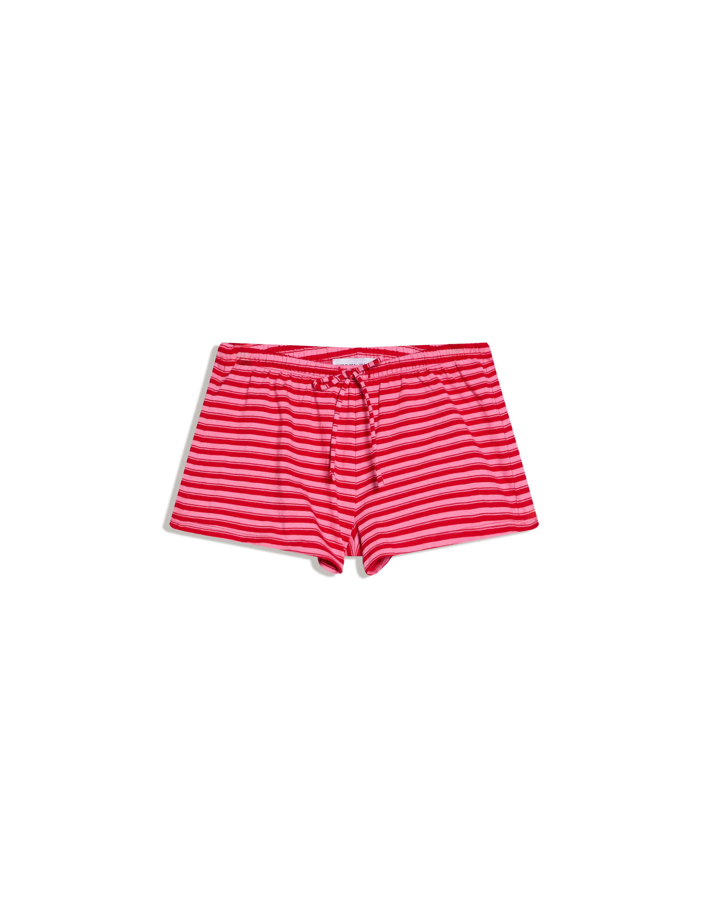 Lastikli belli kısa şort - Görsel 5