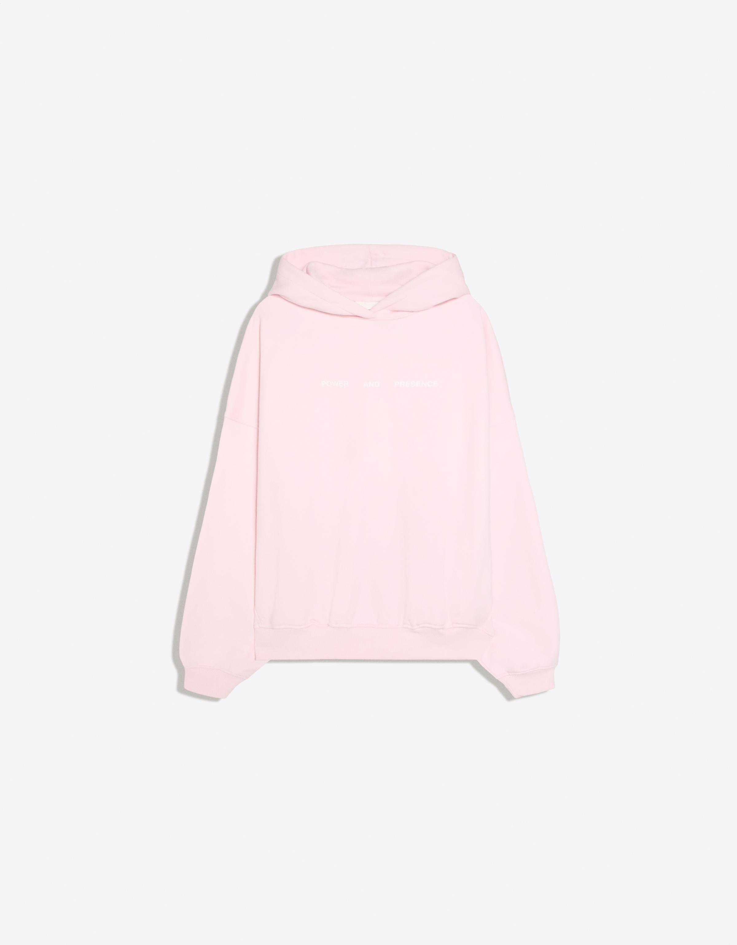 Oversize print hoodie — Pink