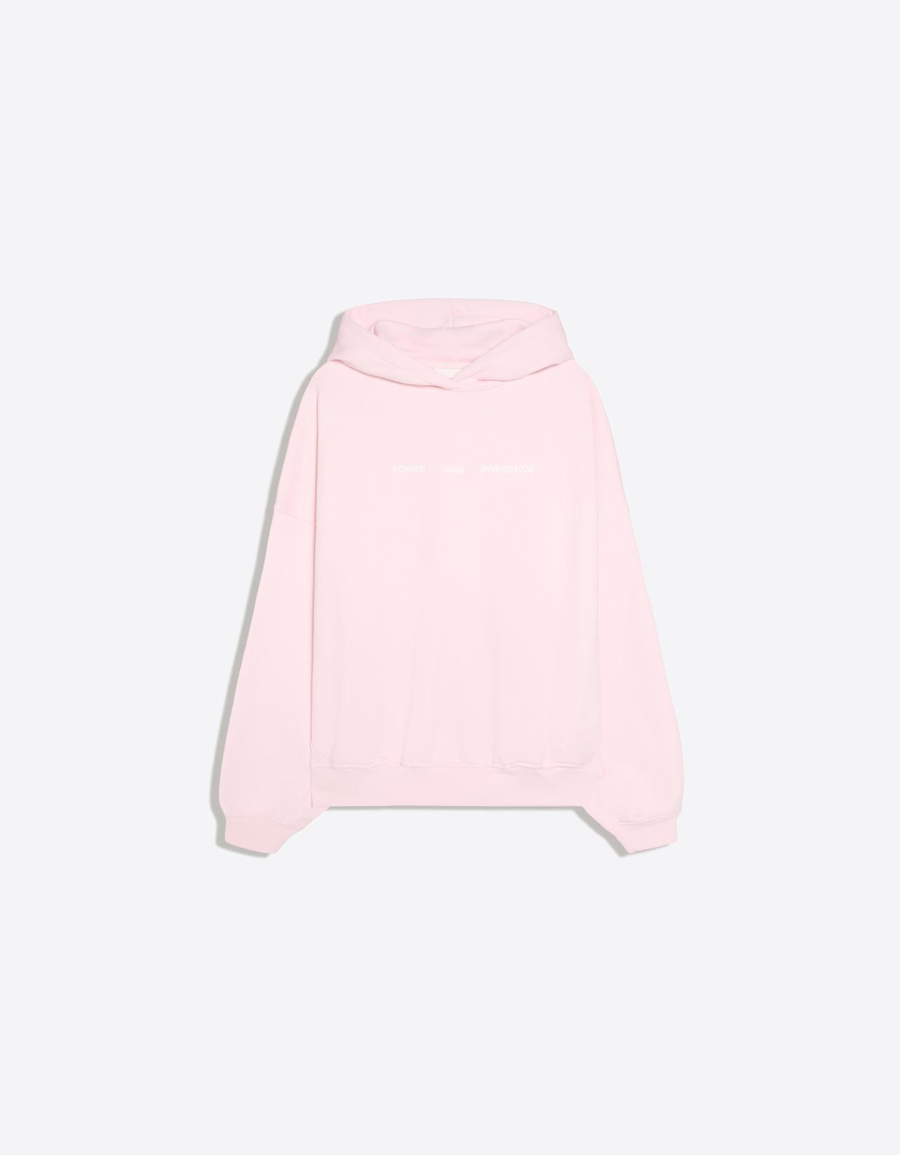 Oversize print hoodie — Pink