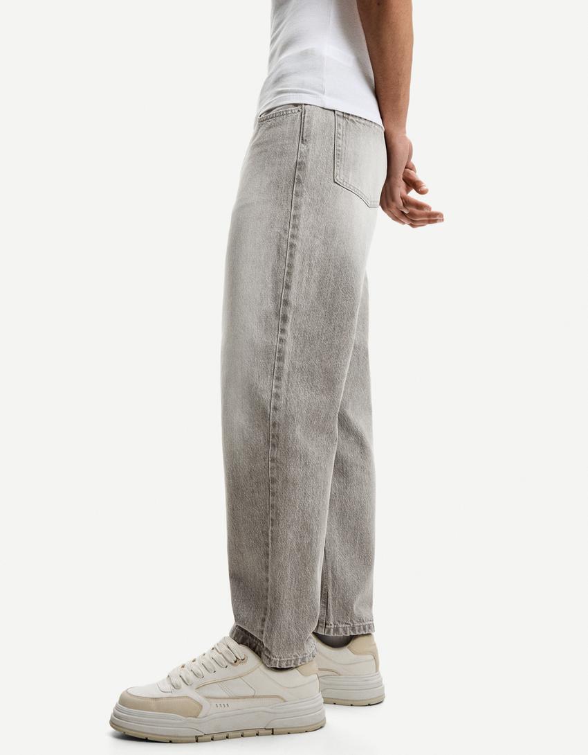 Jeans tapered-Grigio-2