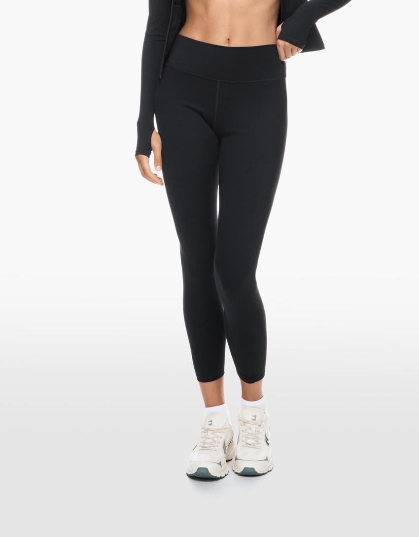 Leggings quick dry e respirável-Preto-2