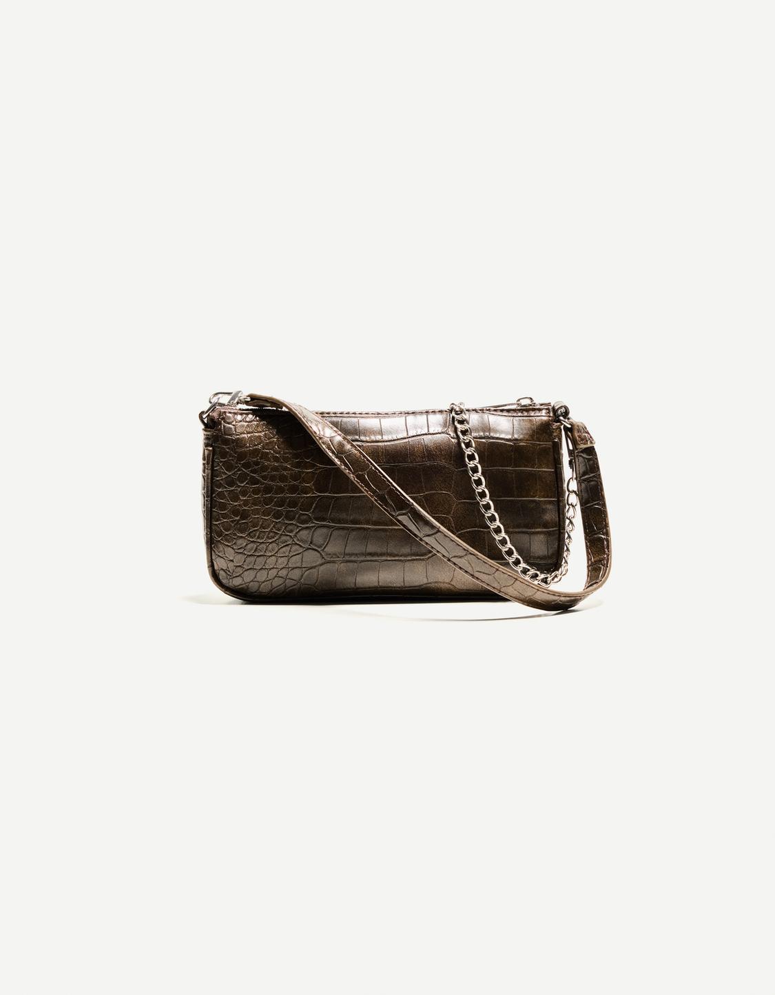 Faux leather mini bag