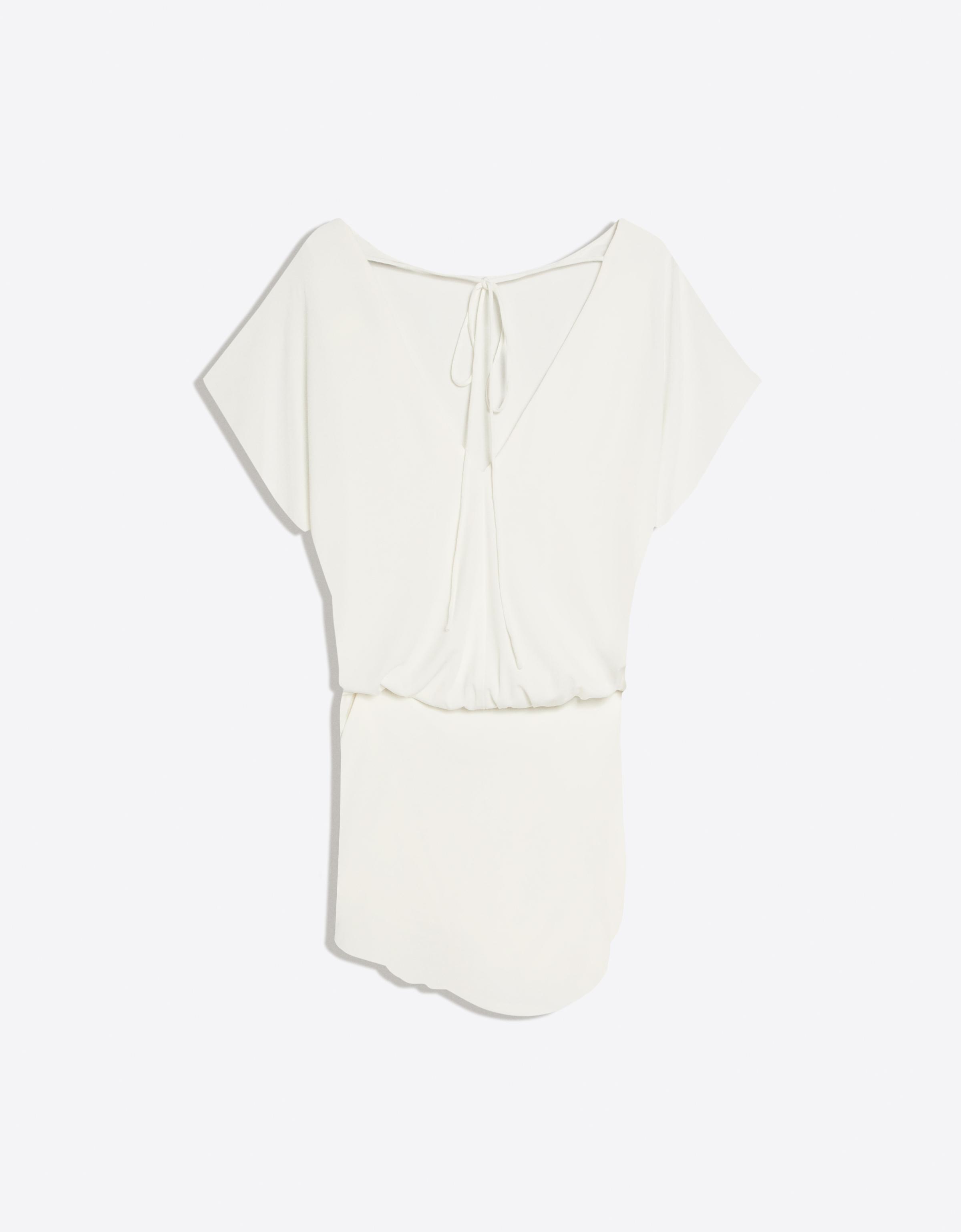 Drapeli etekli açık sırt elbise - Görsel 56