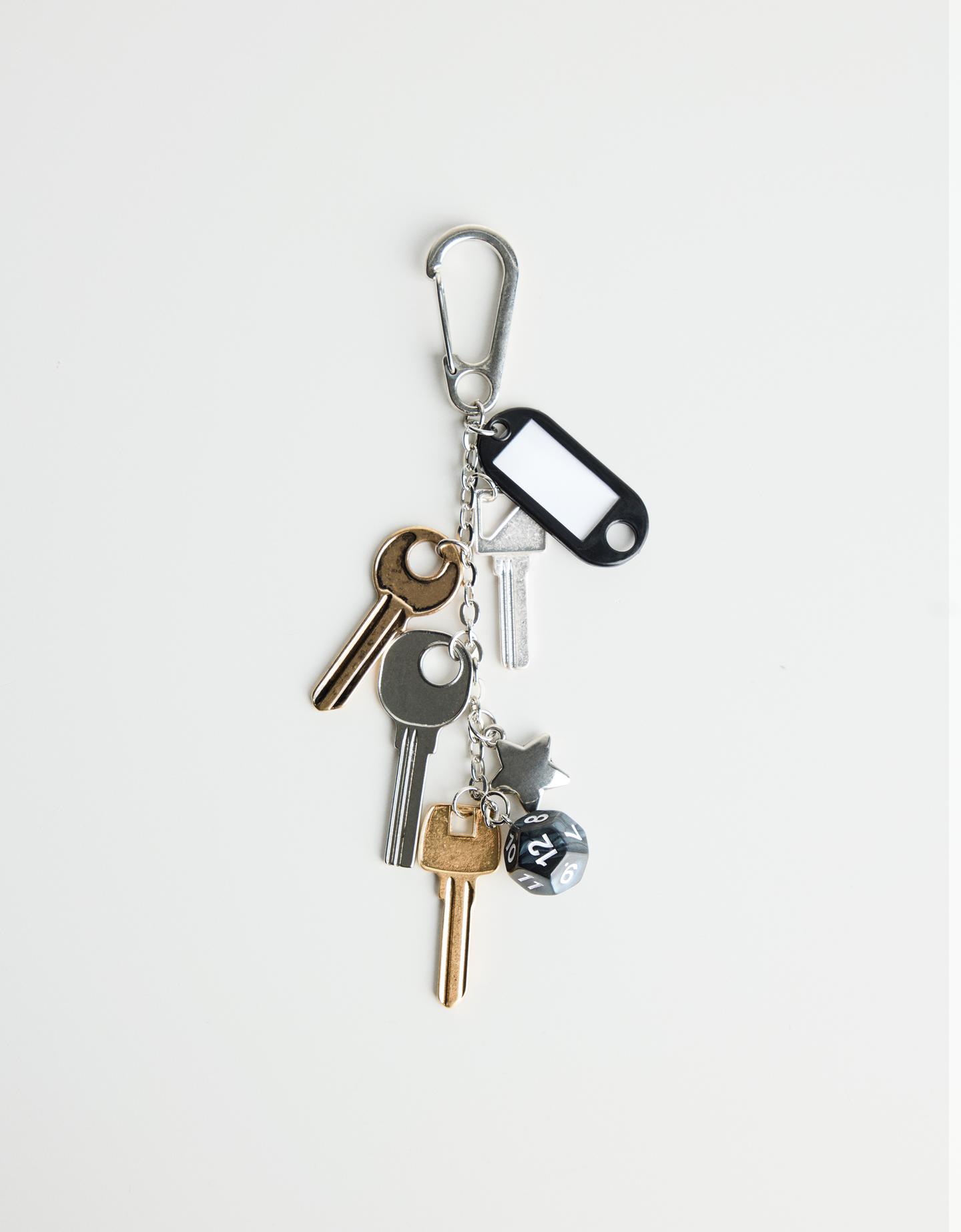 Bershka Llavero Multillaves Mujer Plata