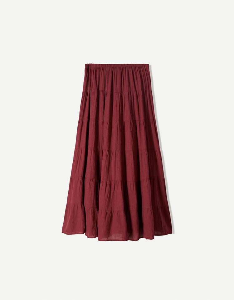 Boho maxi skirt