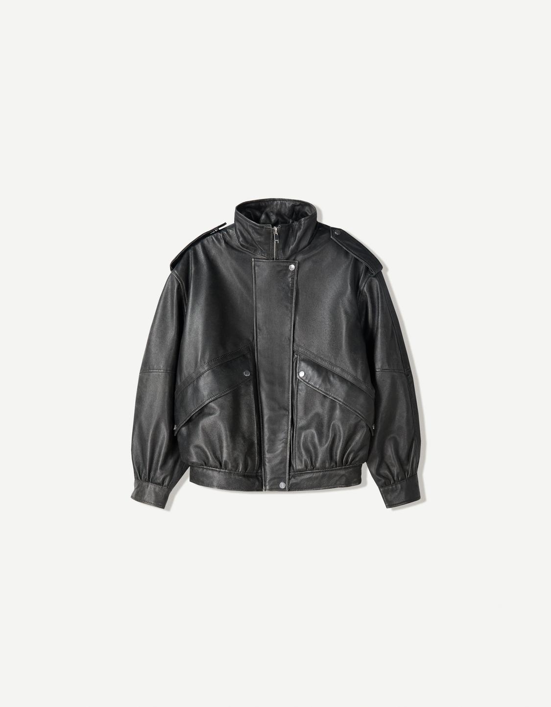 ‘80s leather jacket