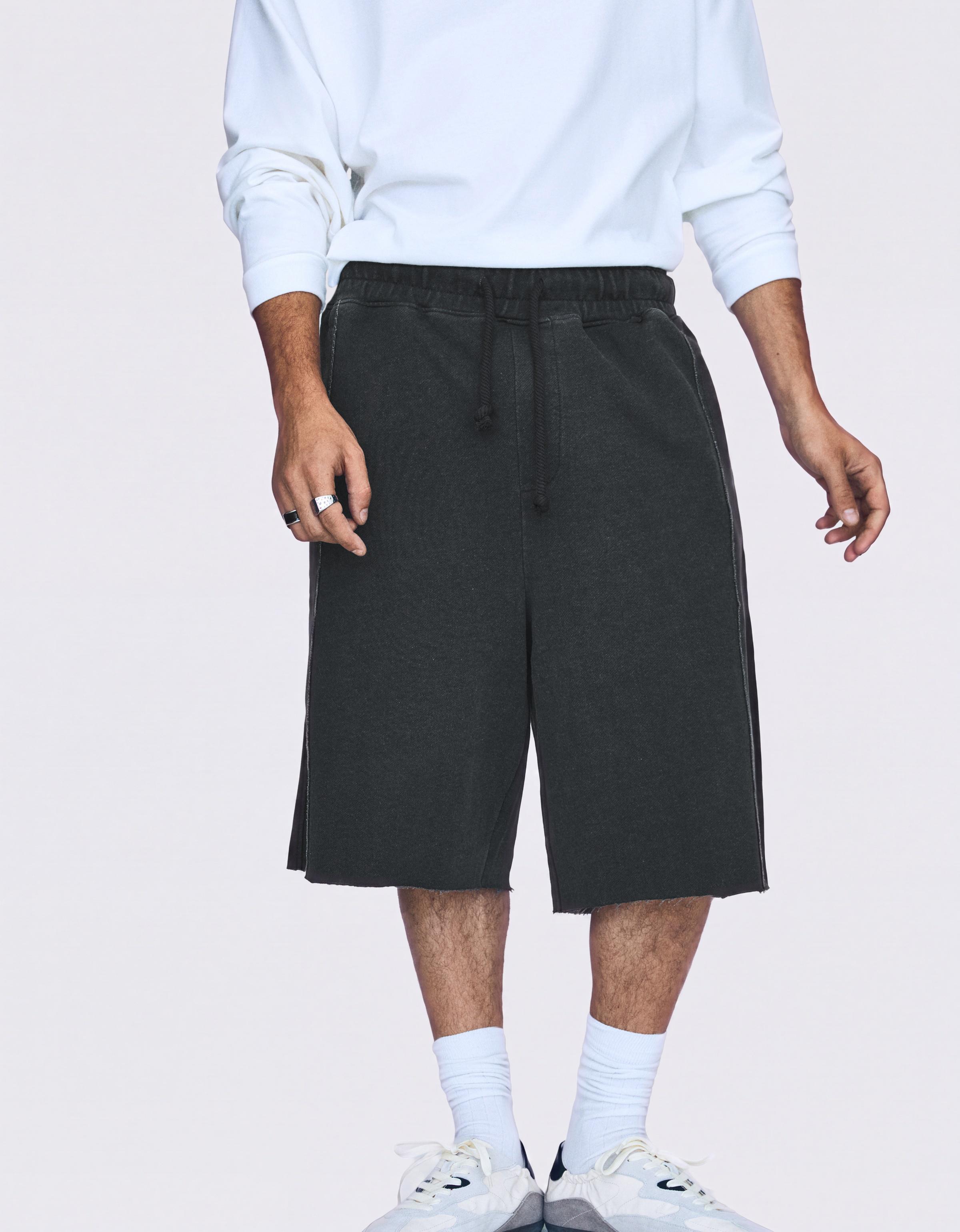 Baggy jort Bermuda shorts — Grey