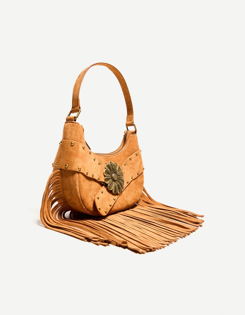 Torebka shopper w wężowy wzór-Skórzany-2