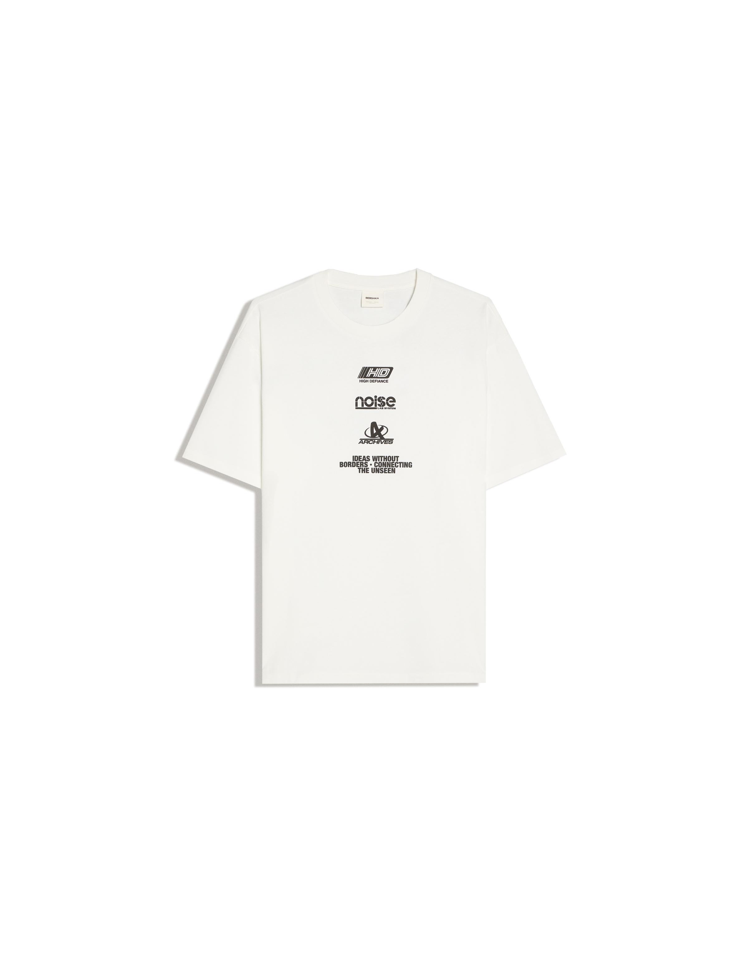 Relaxed fit print T-shirt — White
