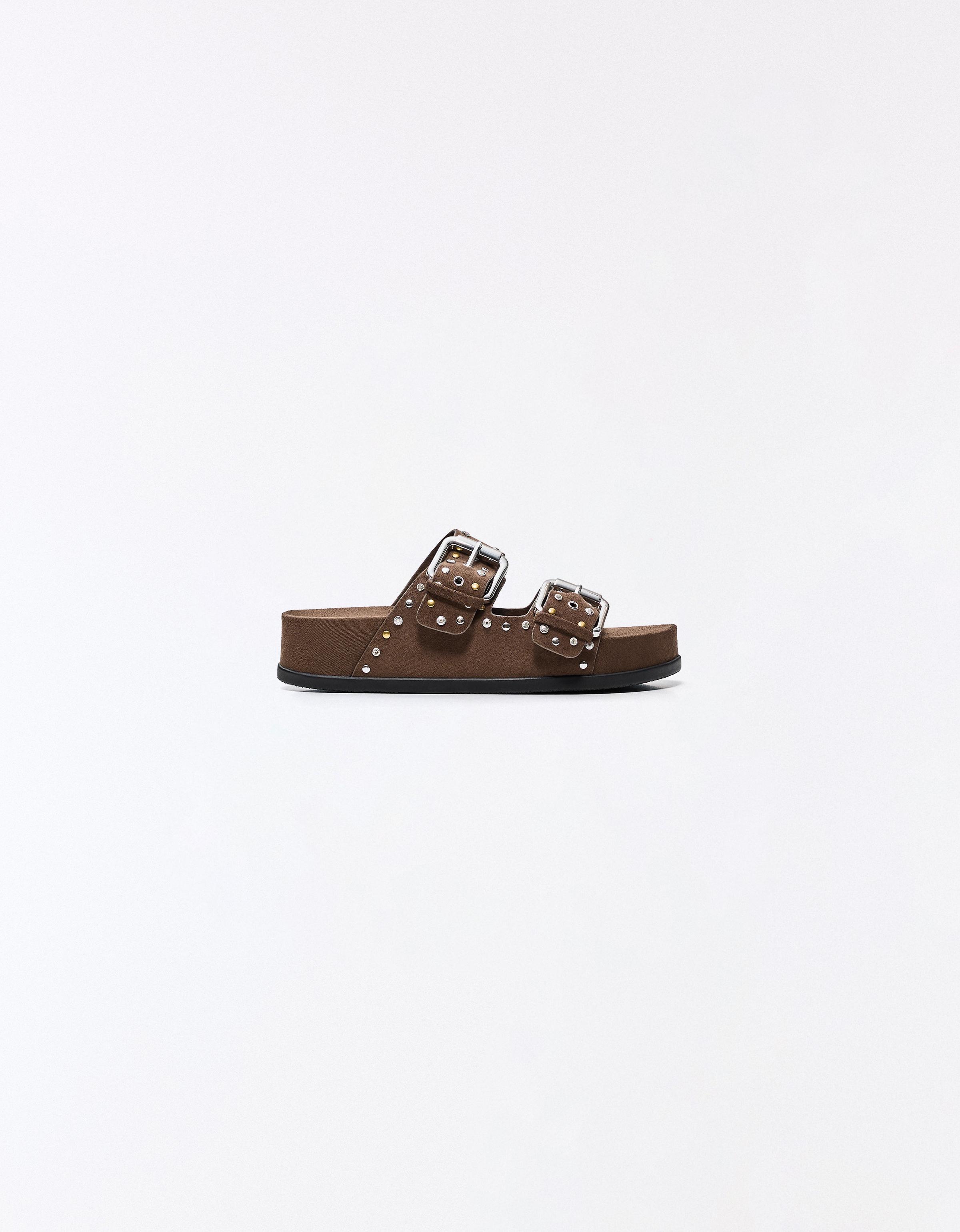 Tokalı düz sandalet - Görsel 42