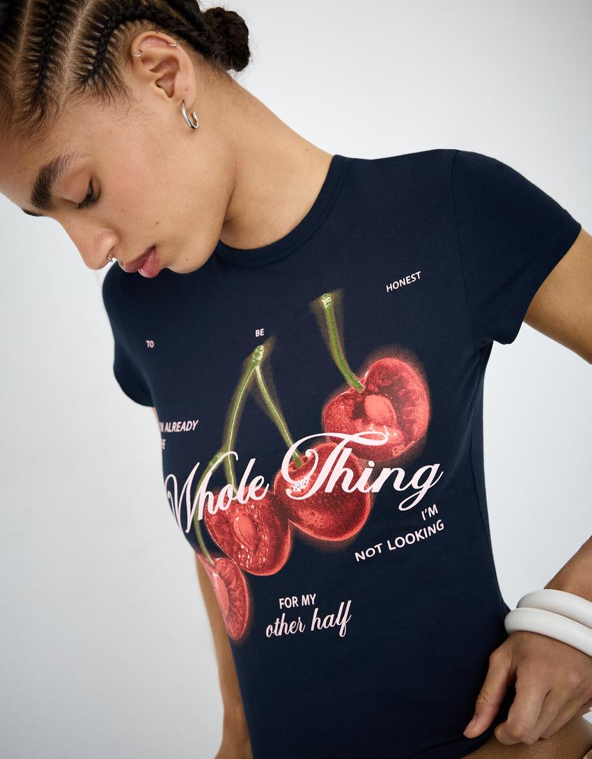 Short sleeve T-shirt-Navy