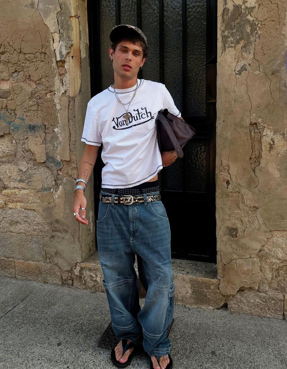 Von Dutch print short-sleeve T-shirt