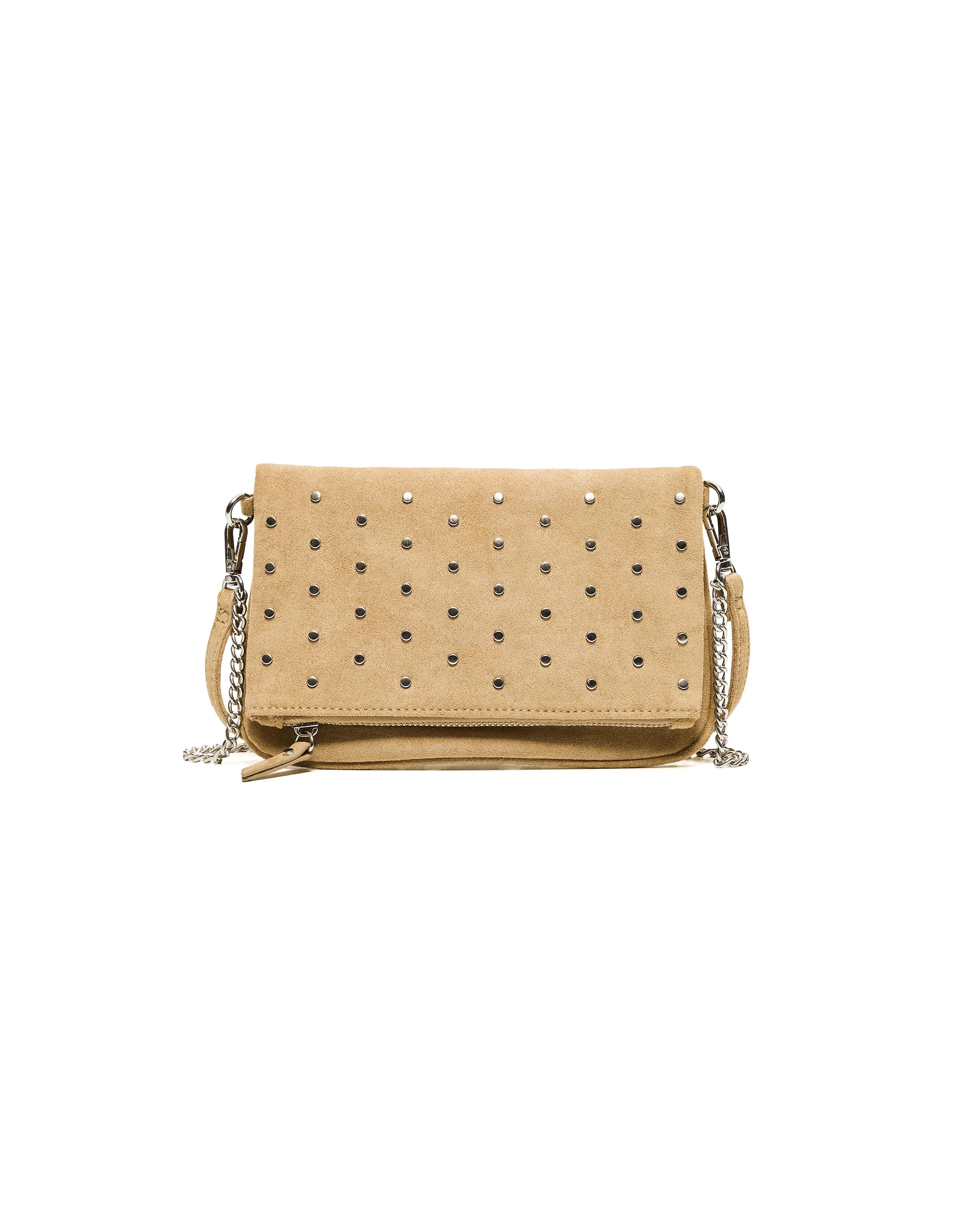 Studded envelope bag — Camel