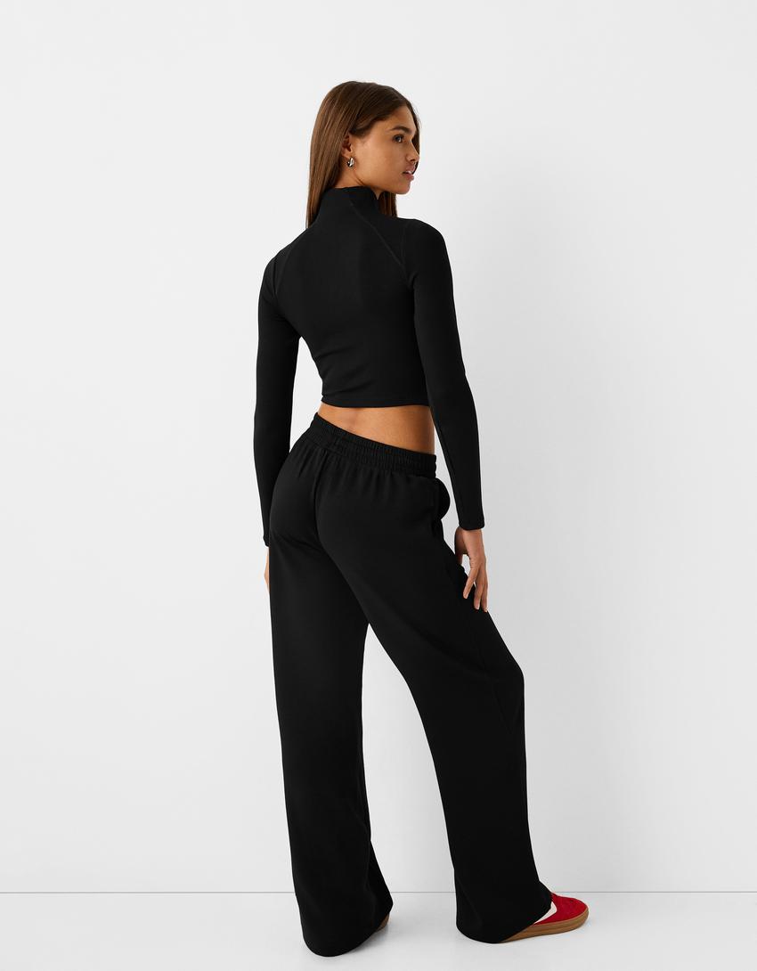 Conjunto camisola e calças soft touch-Conjunto camisola e calças soft touch