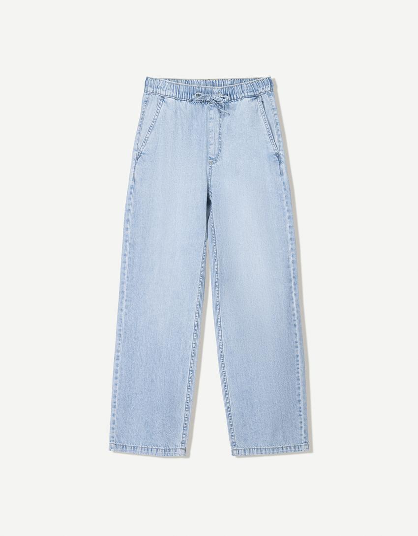 Jogger jeans-Light blue