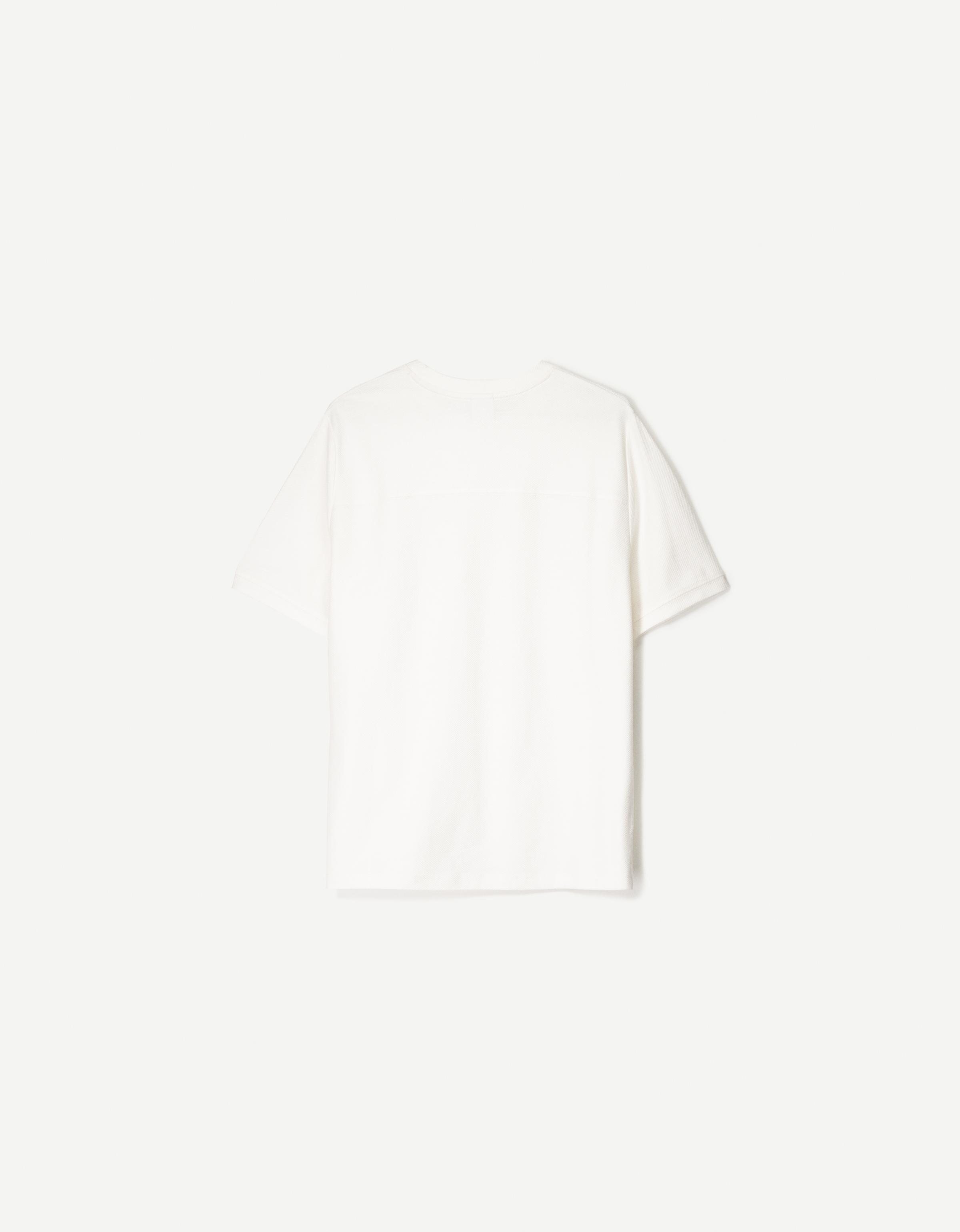 Maglietta a maniche corte testurizzata Uomo Bershka