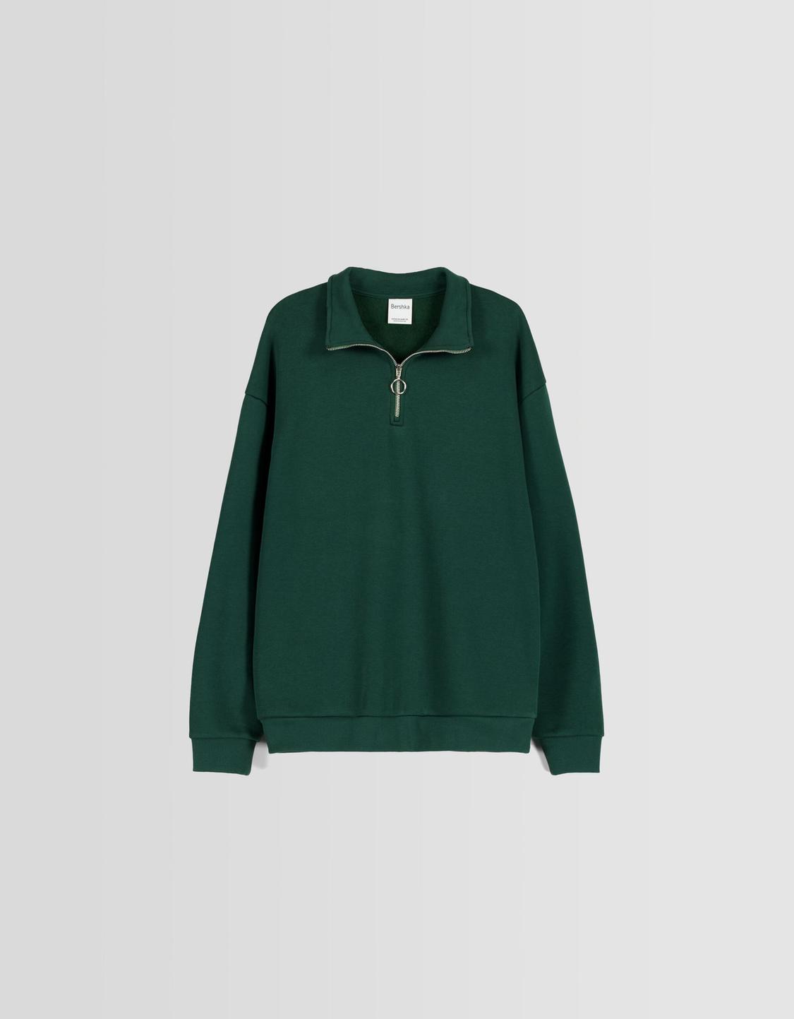 Sweat oversize col montant