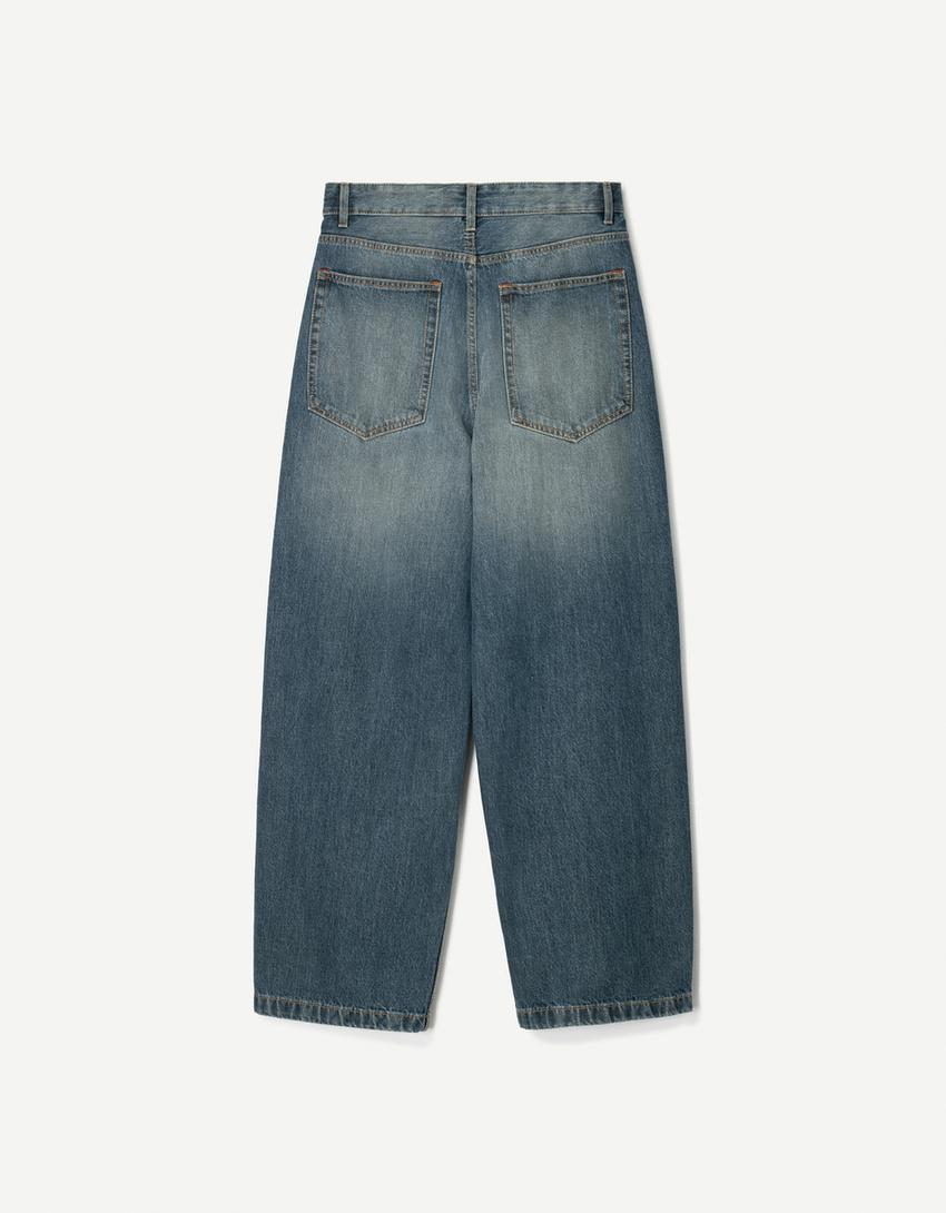 Super baggy jean-Yeşil-6
