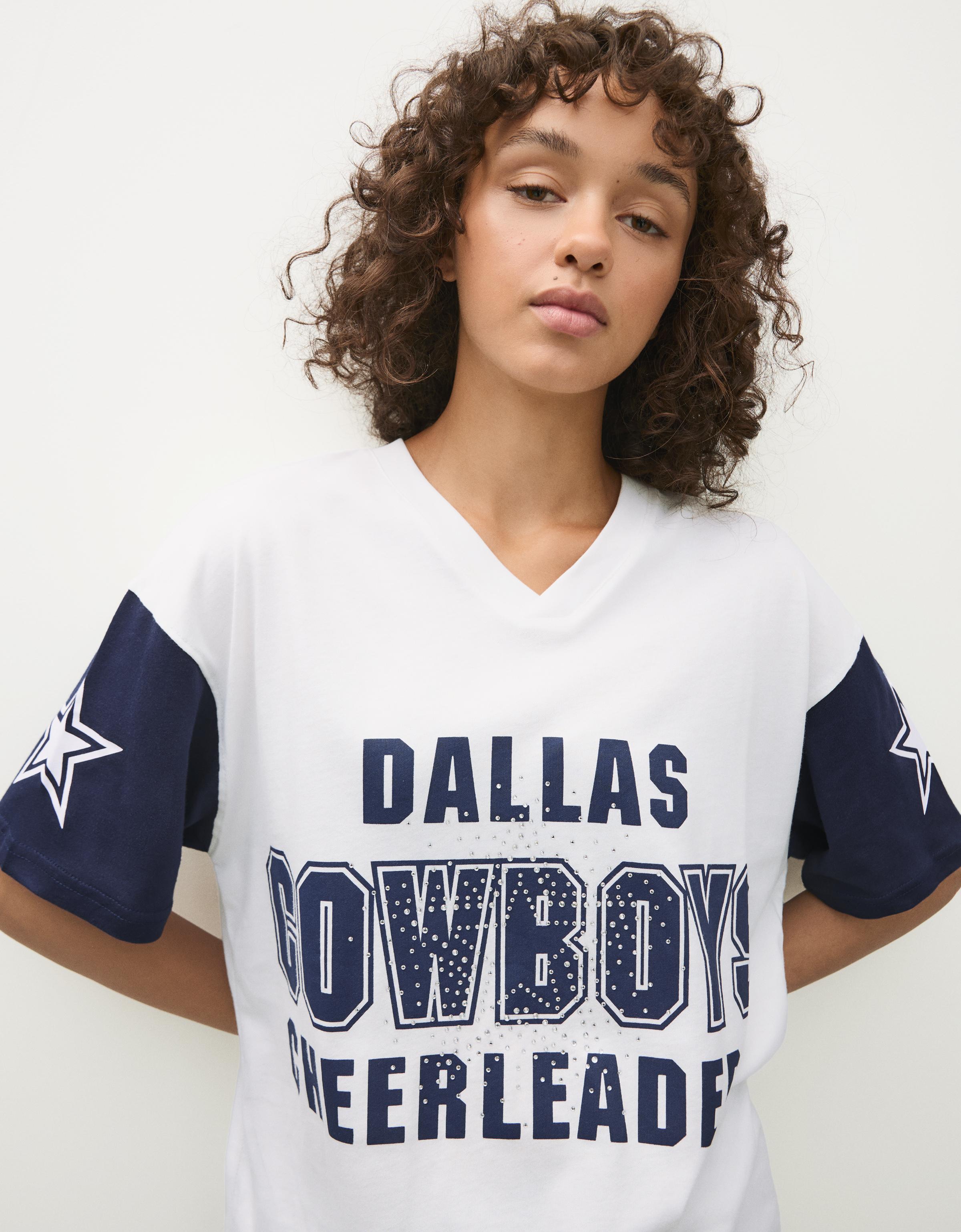 Dallas Cowboys Cheerleaders short sleeve T-shirt — Off white