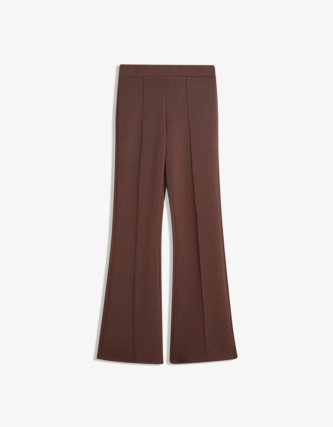 Modal flare trousers
