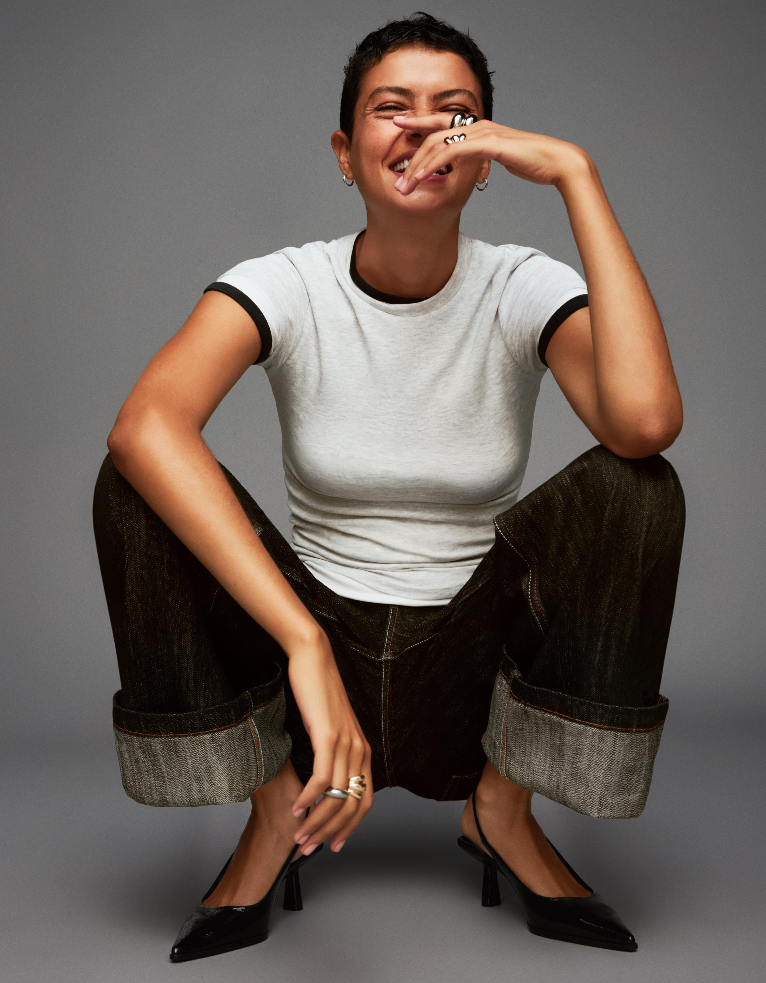 Kısa sivri topuklu arkası açık ayakkabı - Görsel 93