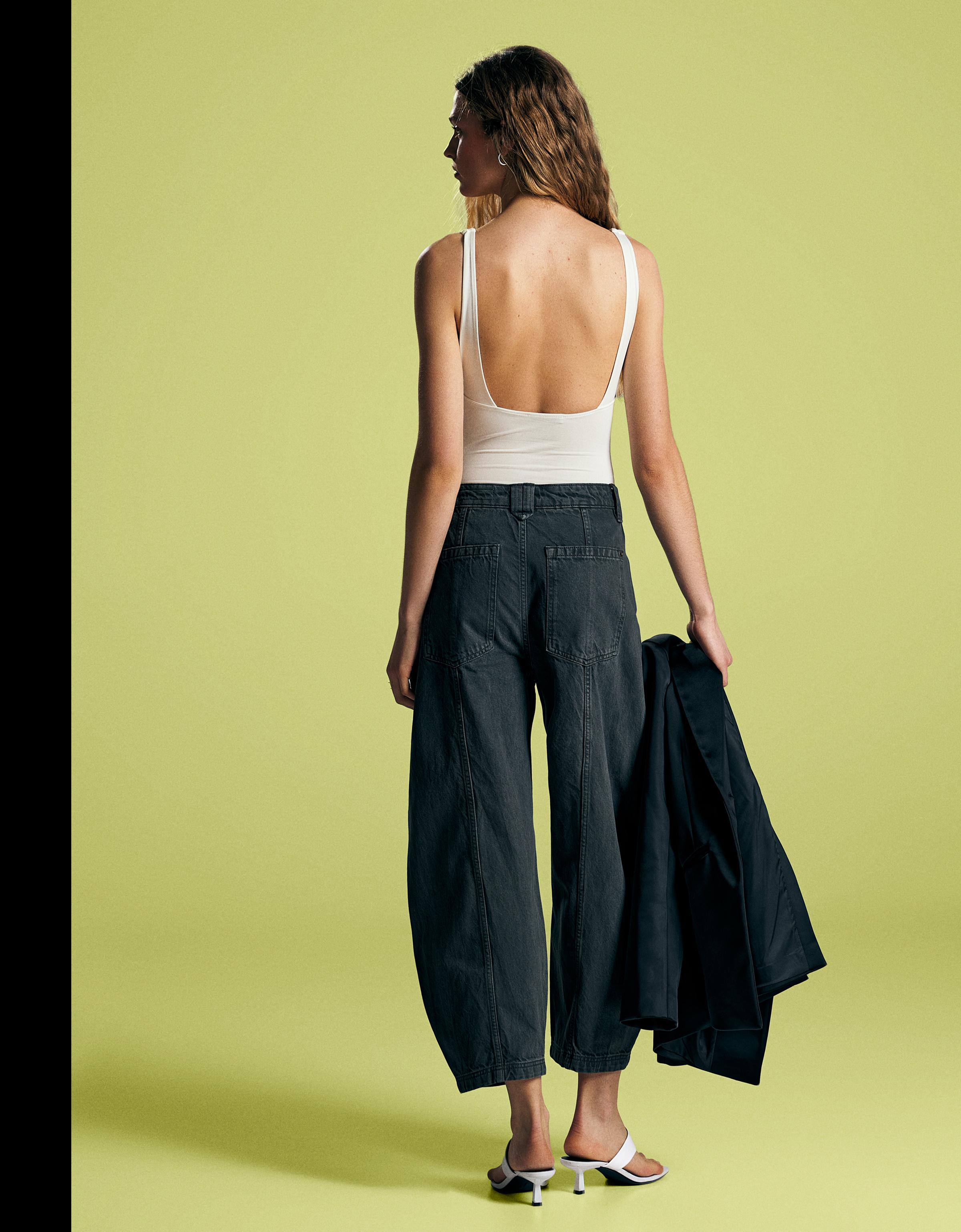 Büzgülü askılı body - Görsel 18