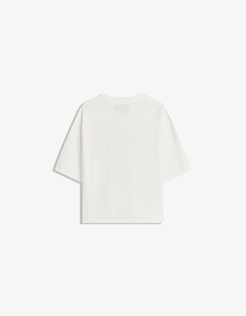 Oversize short sleeve WNBA T-shirt-White