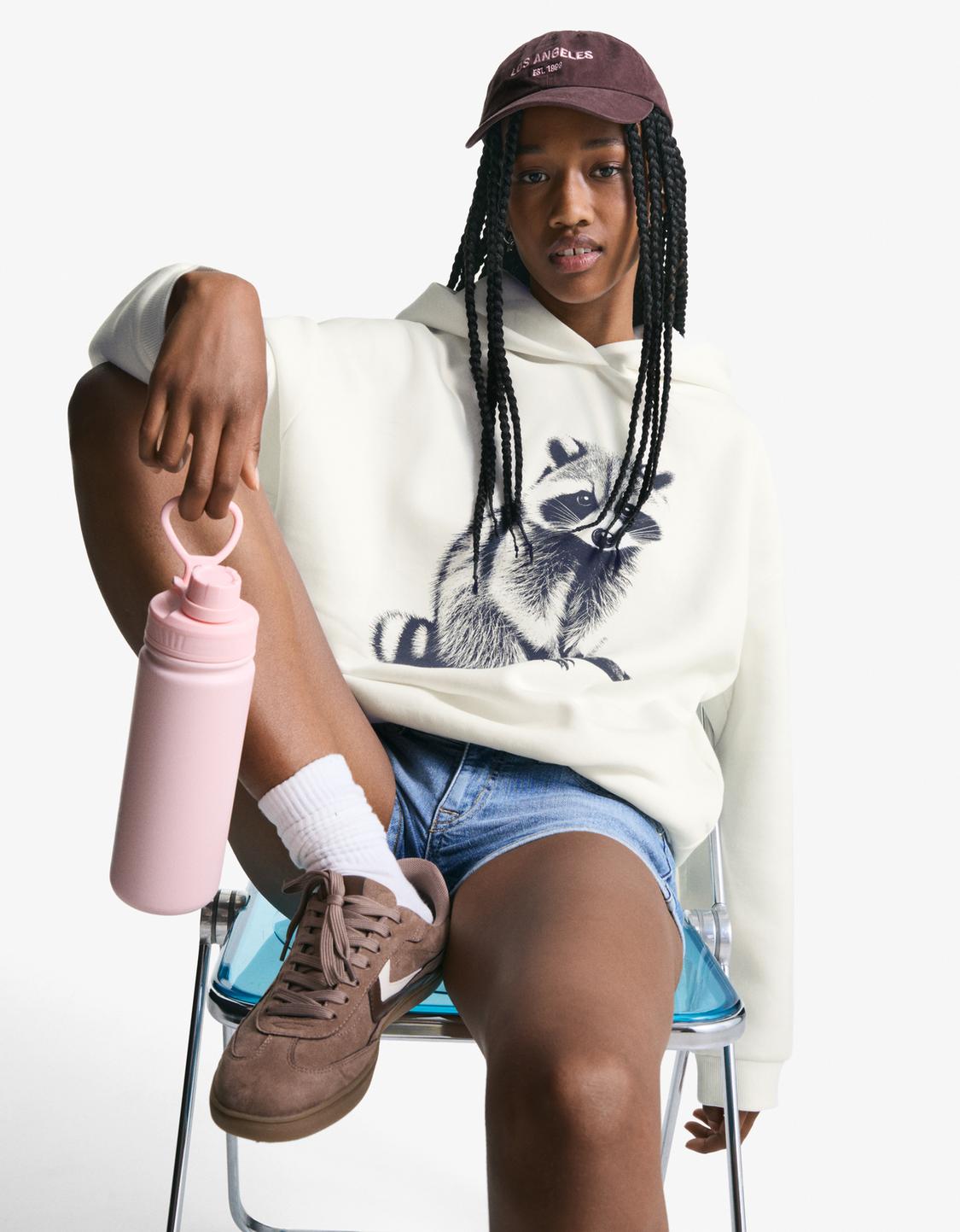 Printed hoodie