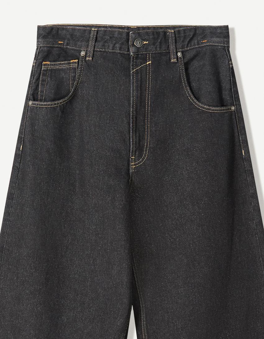 Super baggy jeans-Dark grey-2